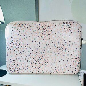 KATE SPADE Disco Dot 15” Laptop Sleeve Blush Pink Retired